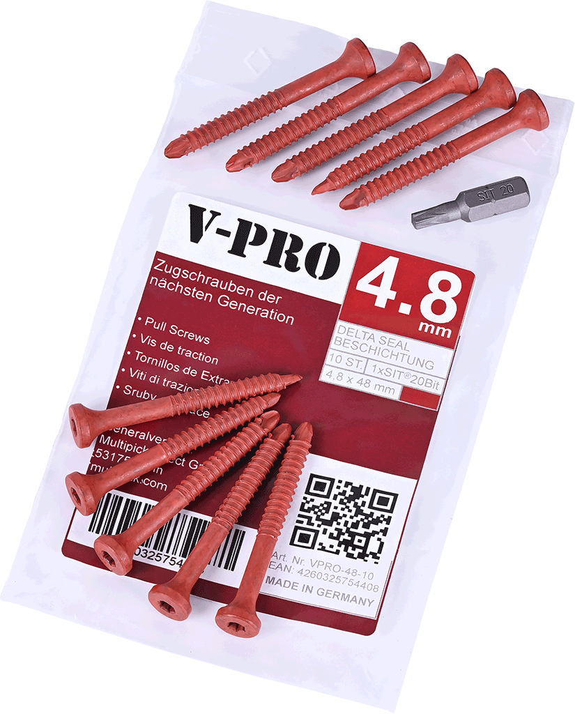 Extractor de cerraduras de autos + 20 tornillos V-PRO