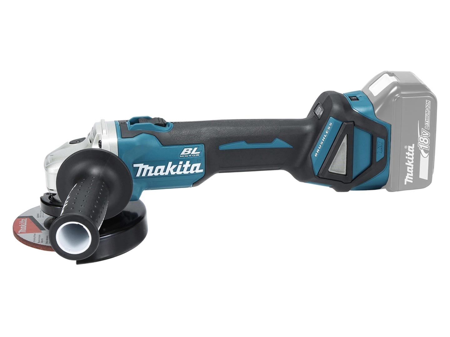Makita cordless angle grinder DGA511Z w/o battery & charger