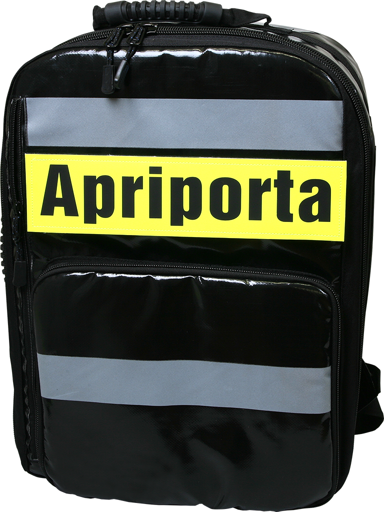 Emergency-Openings Backpack, black