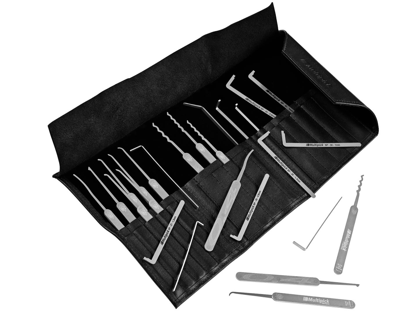 ELITE Medium Lock Pick Set 27-pcs. 0.4 + 0.6 mm