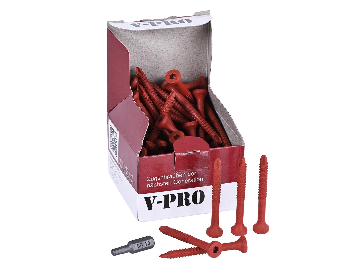 Vis de traction, modèle V-PRO 4.8 x 48 mm (50 pièces)