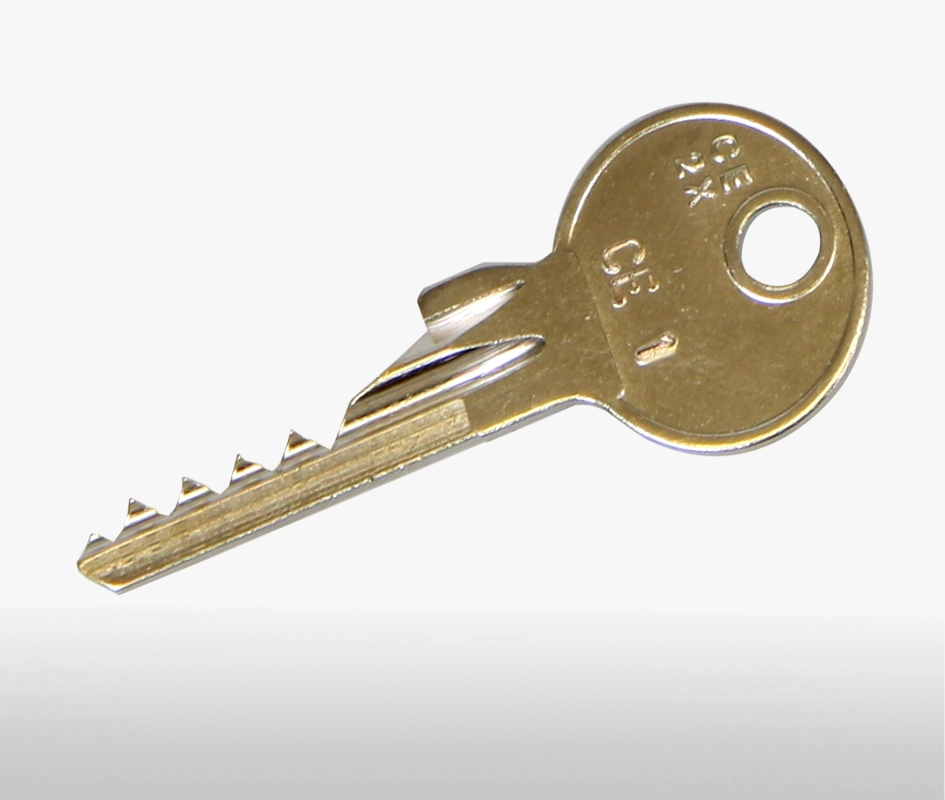 Impact key for simple locking cylinders