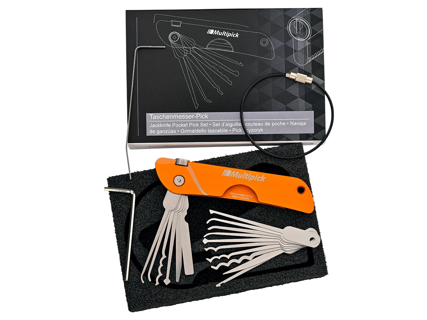 EDC Pocket Pick Set Orangeline Edition + 10 Tips