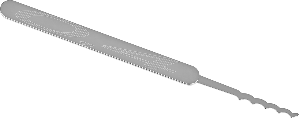 ELITE Wave rake small quint aggressive cycloid 0.4 mm