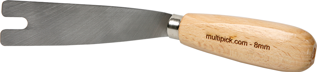 Square Bolt Knife 8 mm, angled