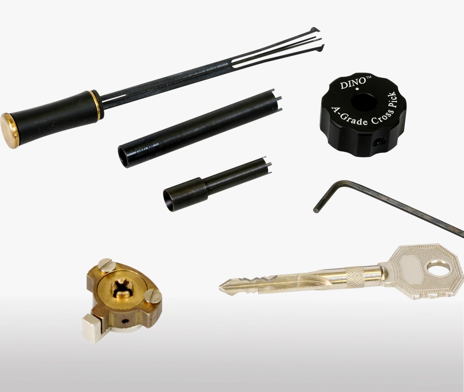 Opener for cross beard locks Lockpicking