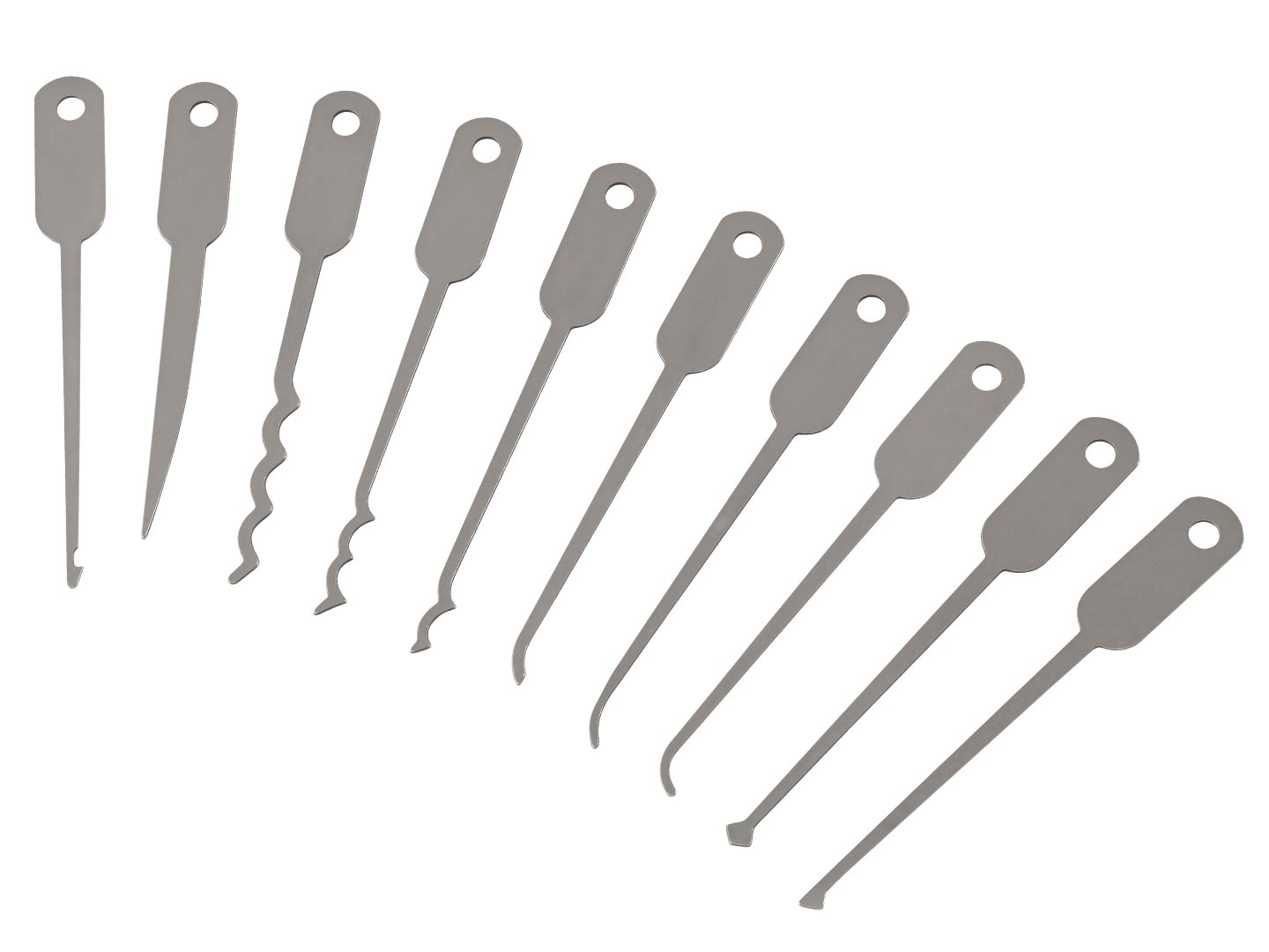 Kit de 10 puntas para navaja de ganzúas - Edición EDC