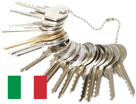 Bump Keys - Set 1 IT (Italy) 10 pieces