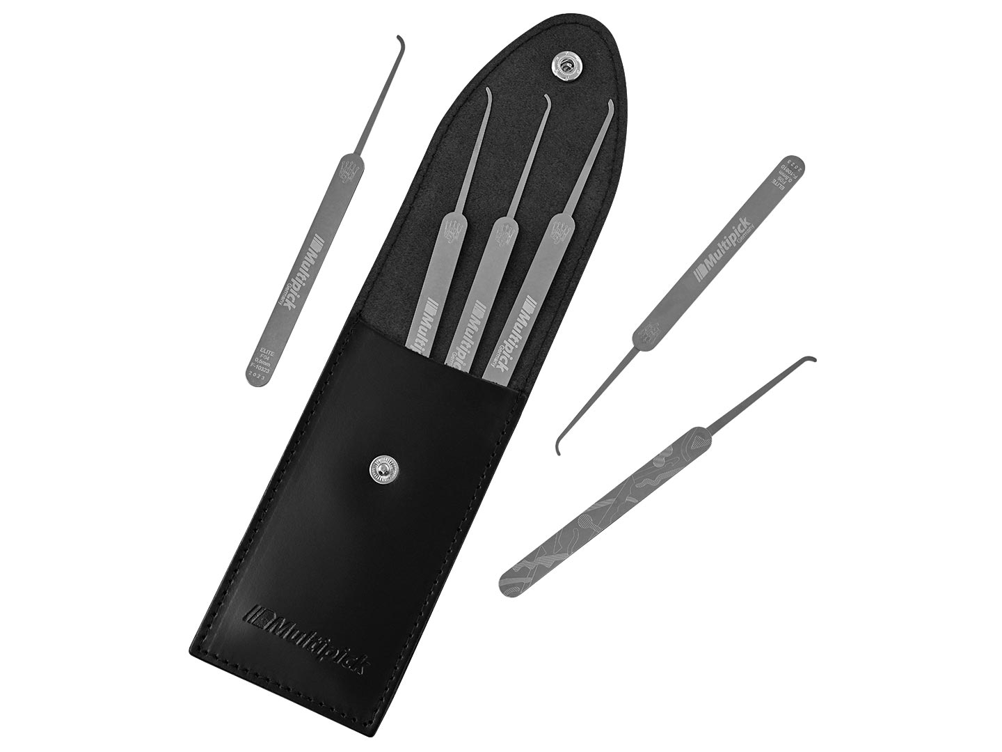 Juego de Ganzúas 0.5 mm Multipick ELITE - 6 pzas
