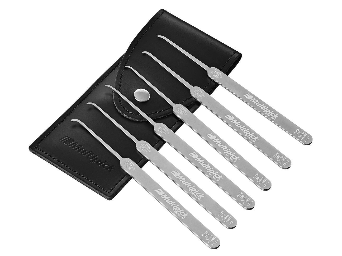 Juego de Ganzúas 0.5 mm Multipick ELITE - 6 pzas