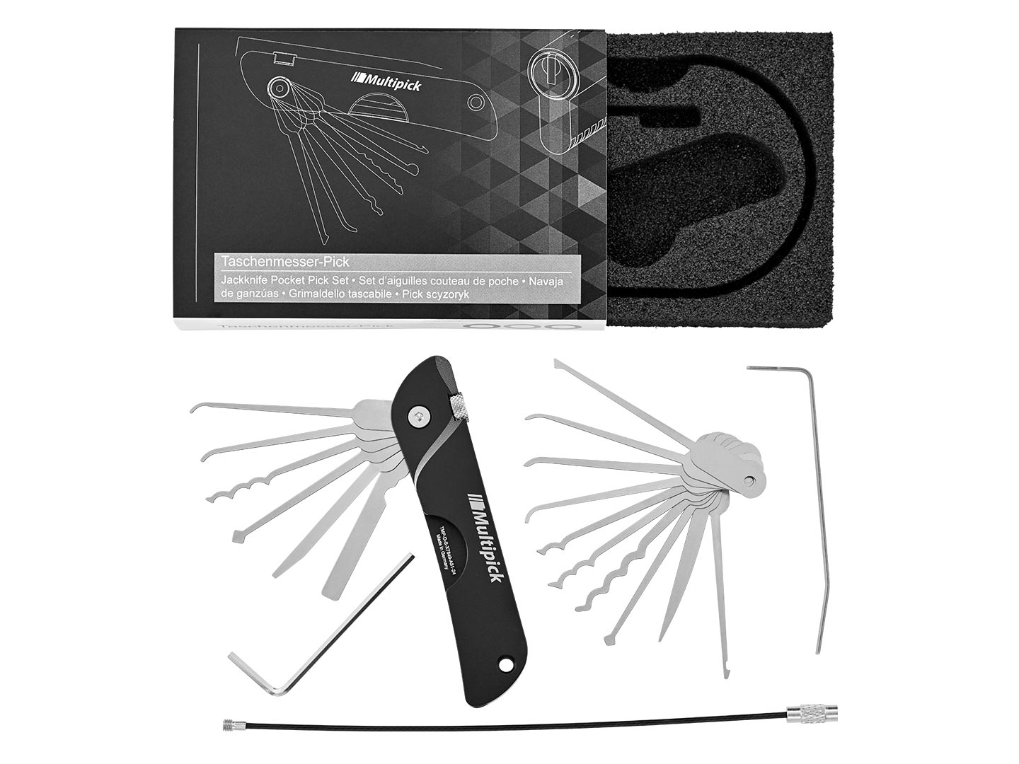 Set couteau de poche Blackline Édition EDC + 10 lames