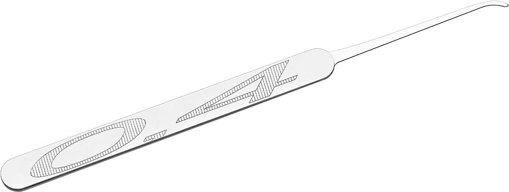 Ganzúa ELITE - Gancho 1 - Slim 0.4 mm (V06)