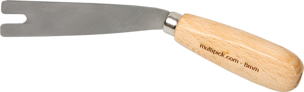 Square Bolt Knife 8 mm, angled