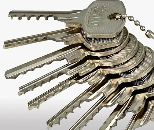 Selected bump key sets for locking cylinders