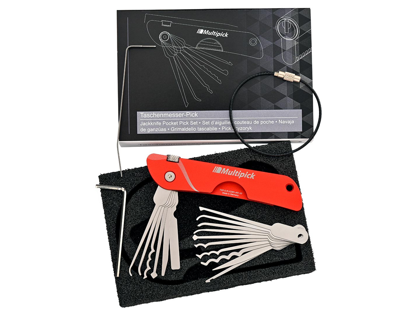 Set couteau de poche Redine Édition EDC + 10 lames