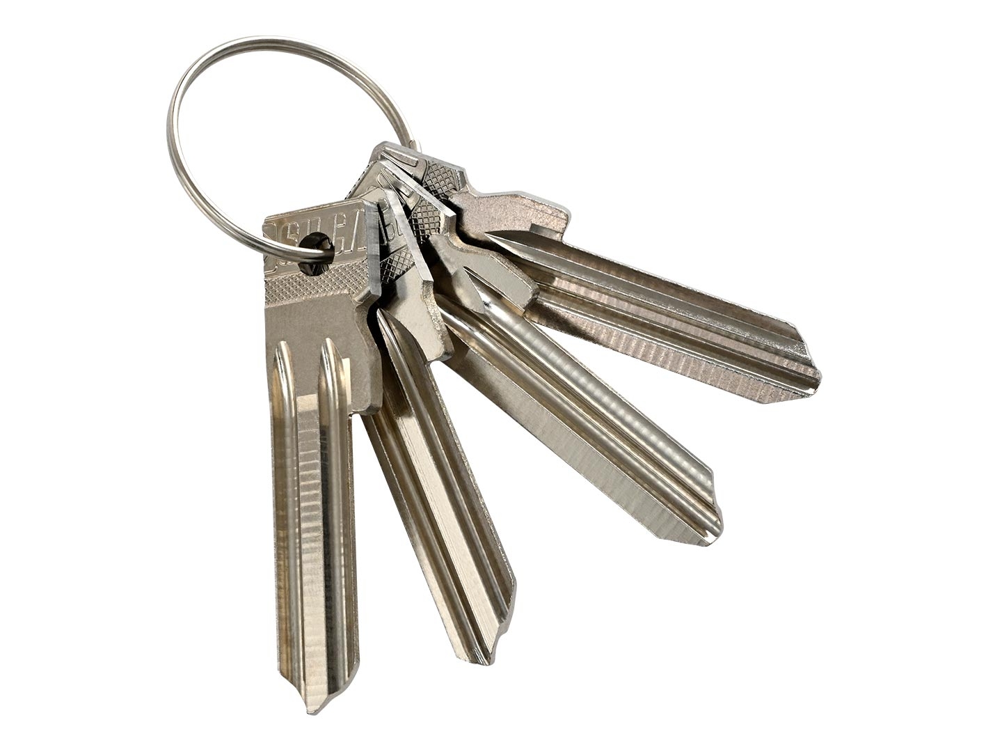 Drill and Mill Auxiliary Key Blanks 4pcs.