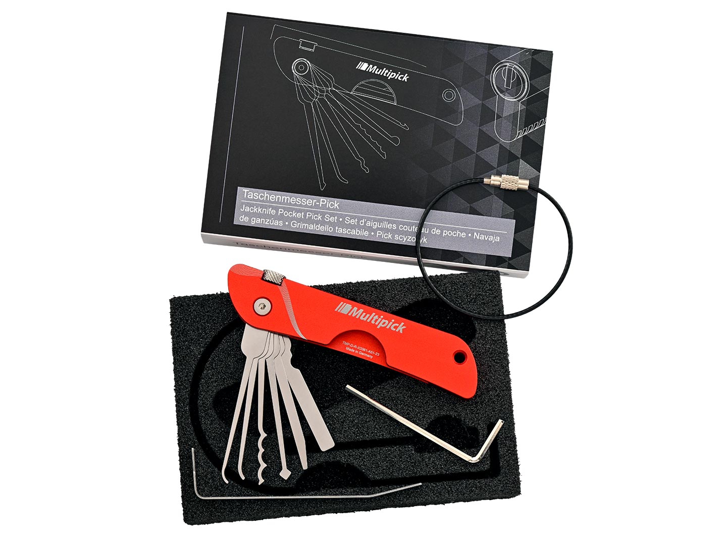 Jackknife EDC Pocket Pick Set Exclusive Redline Edition
