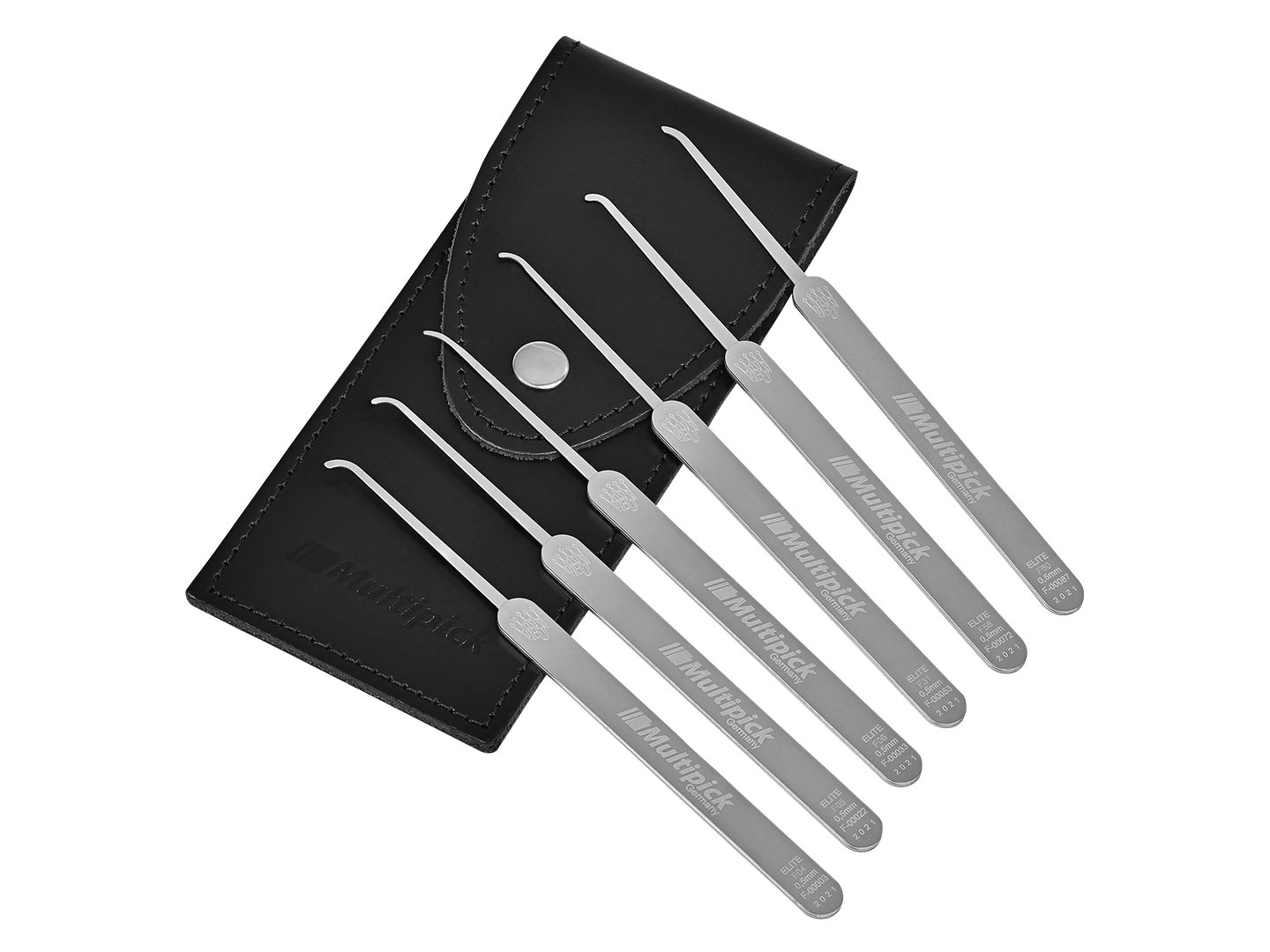 Juego de Ganzúas 0.5 mm Multipick ELITE - 6 pzas
