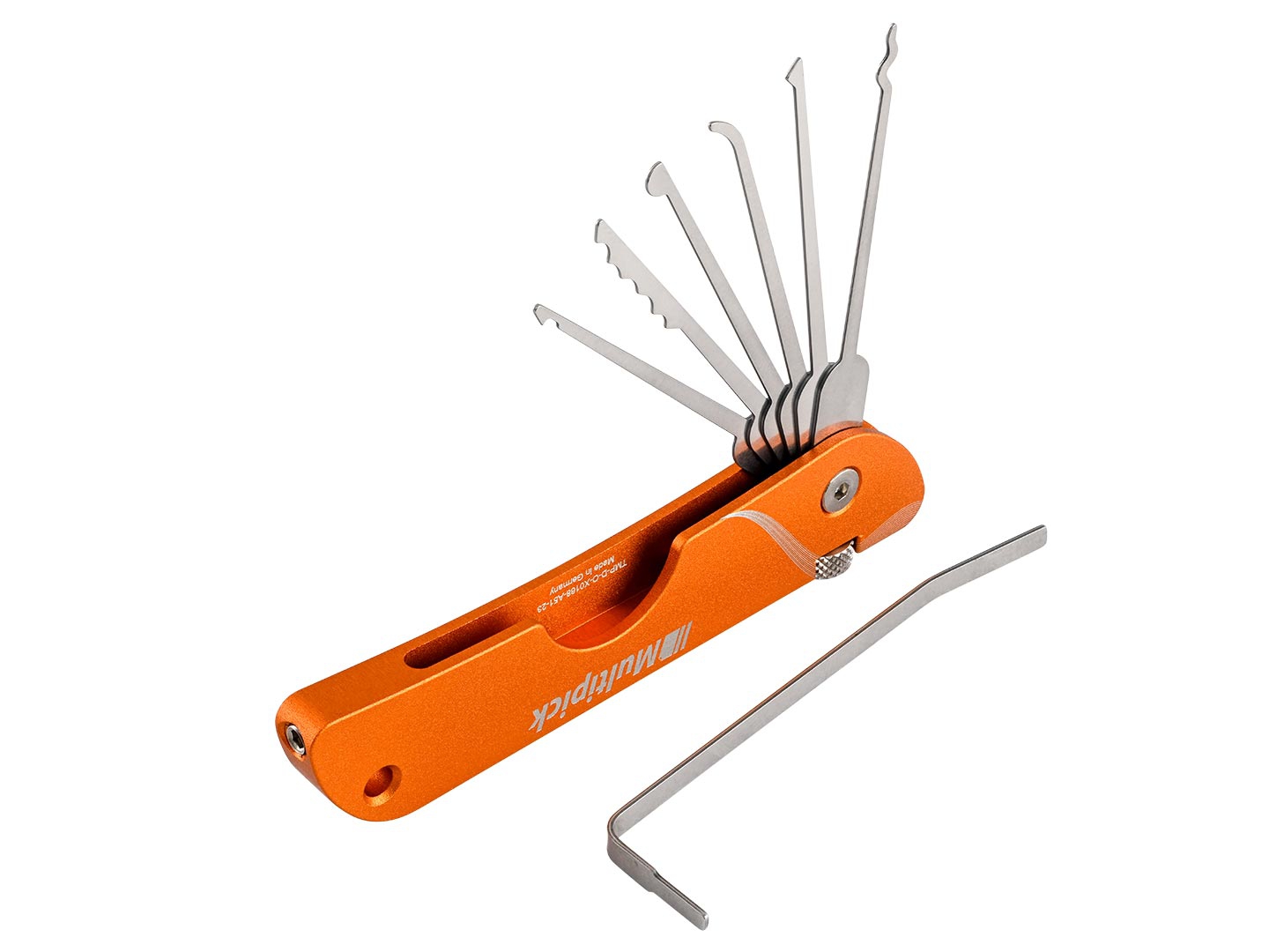 Jackknife Pocket Pick Set Orange Edition + 10 Tips