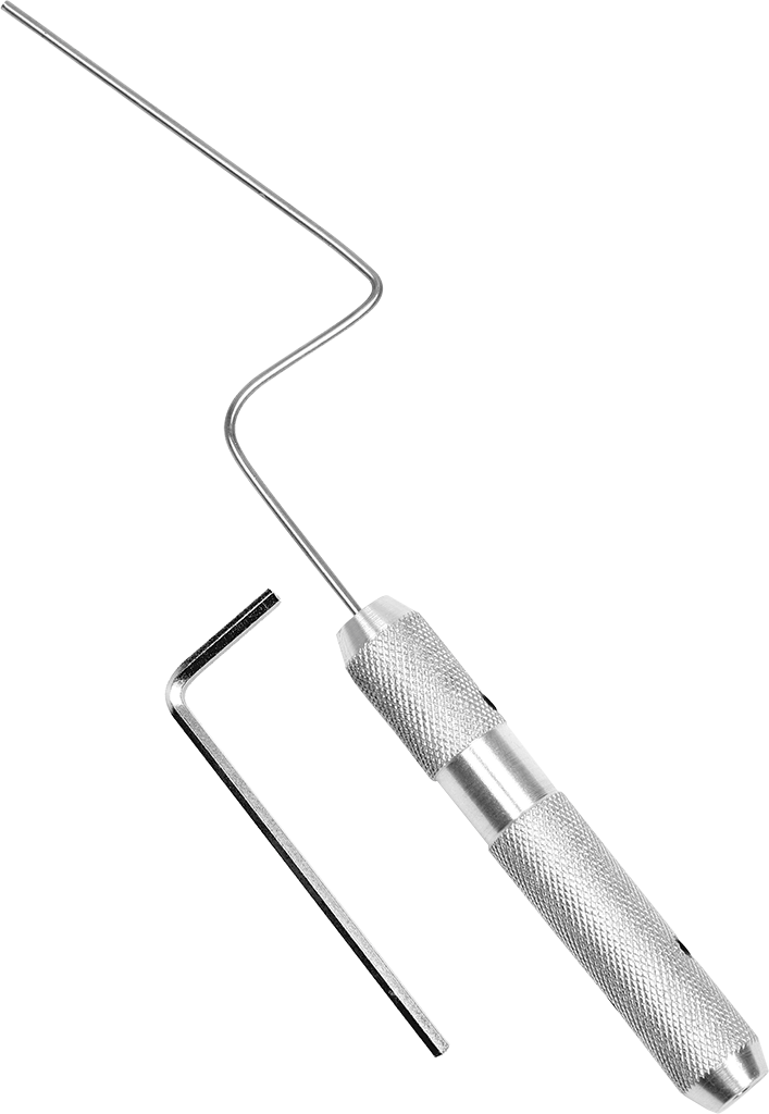 Aluminum Handle for Spring Steel Wire