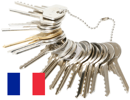 Bump Keys - Set FR (France) 17 pieces