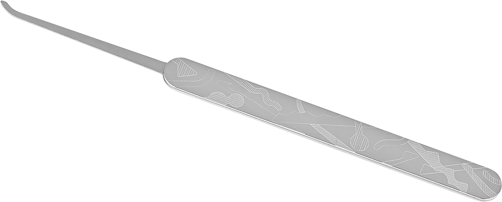 Ganzúa ELITE Gancho Corto Plano - 0.5 mm (PNF60)