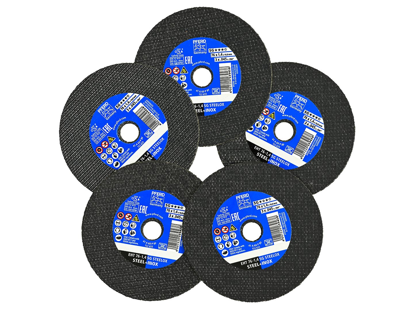 Mini-Meules AS46T-BF 76x1.4x10 mm