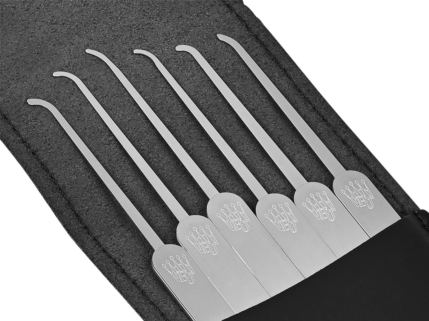 Juego de Ganzúas 0.5 mm Multipick ELITE - 6 pzas
