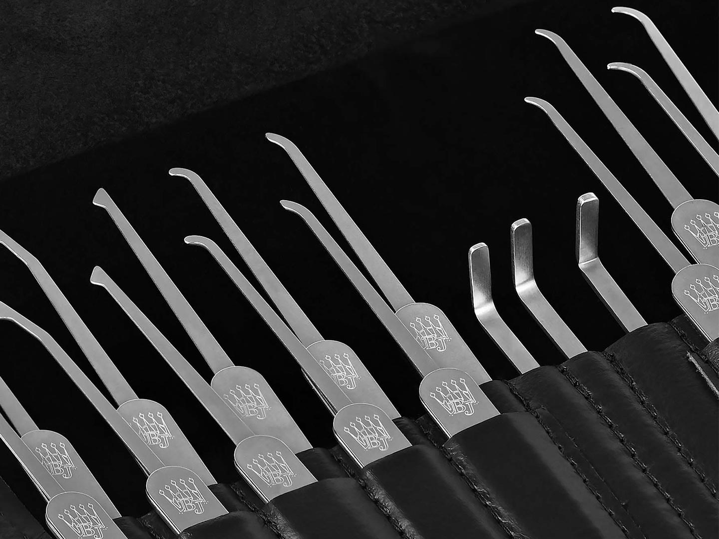 ELITE Advanced Lock Pick Set 40-pcs. 0.4 + 0.6mm