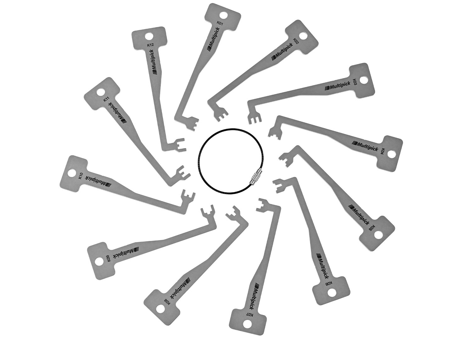 Multipick Lever Lock Pick Set "K"