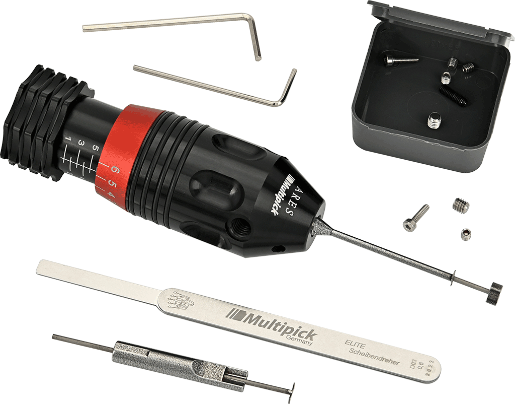 ARES SET-01 - Multipick Ouverture serrures à disques