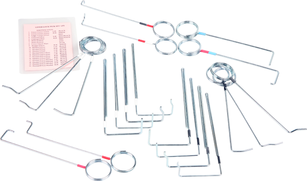 Lever Lock Pick Set, 20 pieces