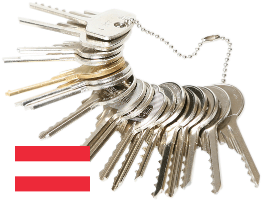 Bump Keys - Set 1 AT (Austria) 11 pieces