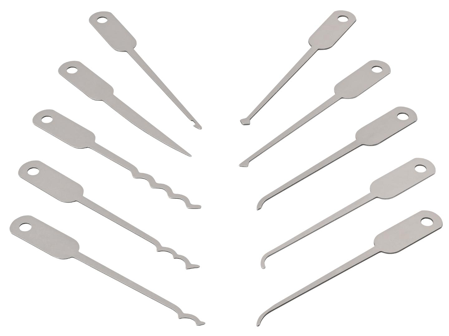 Kit de 10 puntas para navaja de ganzúas - Edición EDC