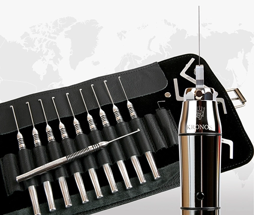 Everything for lockpicking as a hobby or profession Kronos ELITE lock picks