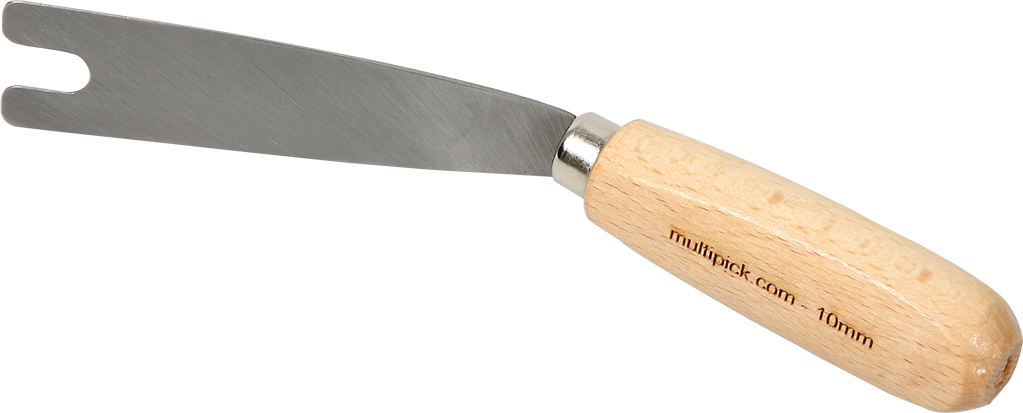Square Bolt Knife 10 mm, angled