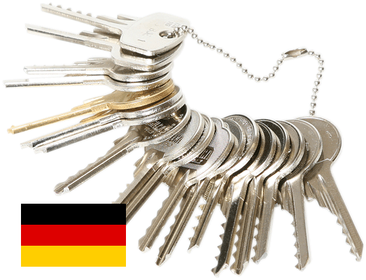 Bump Keys - Set 5 DE (Germany) 9 pieces
