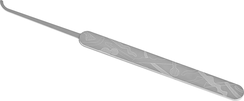 Ganzúa ELITE Gancho Alto Plano- 0.6 mm (PN63)