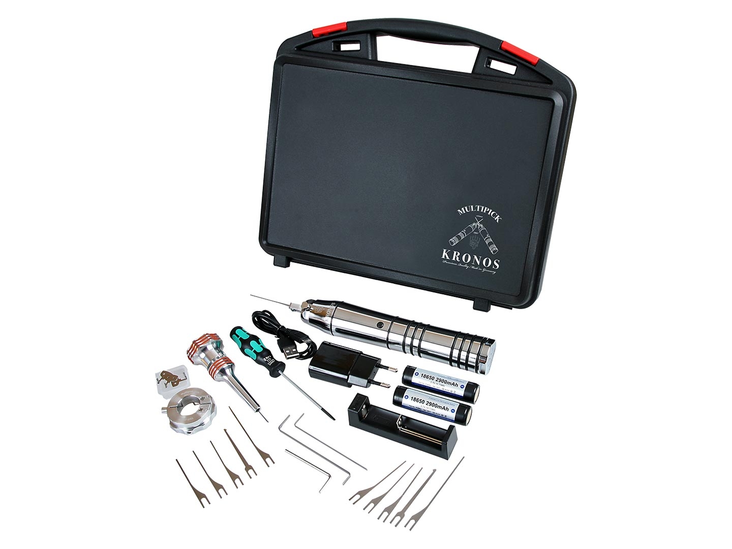 Kronos Complete Electric Lock Pick Set