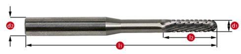 Milling Burr "Vampire" 4 x 6 x 60 mm