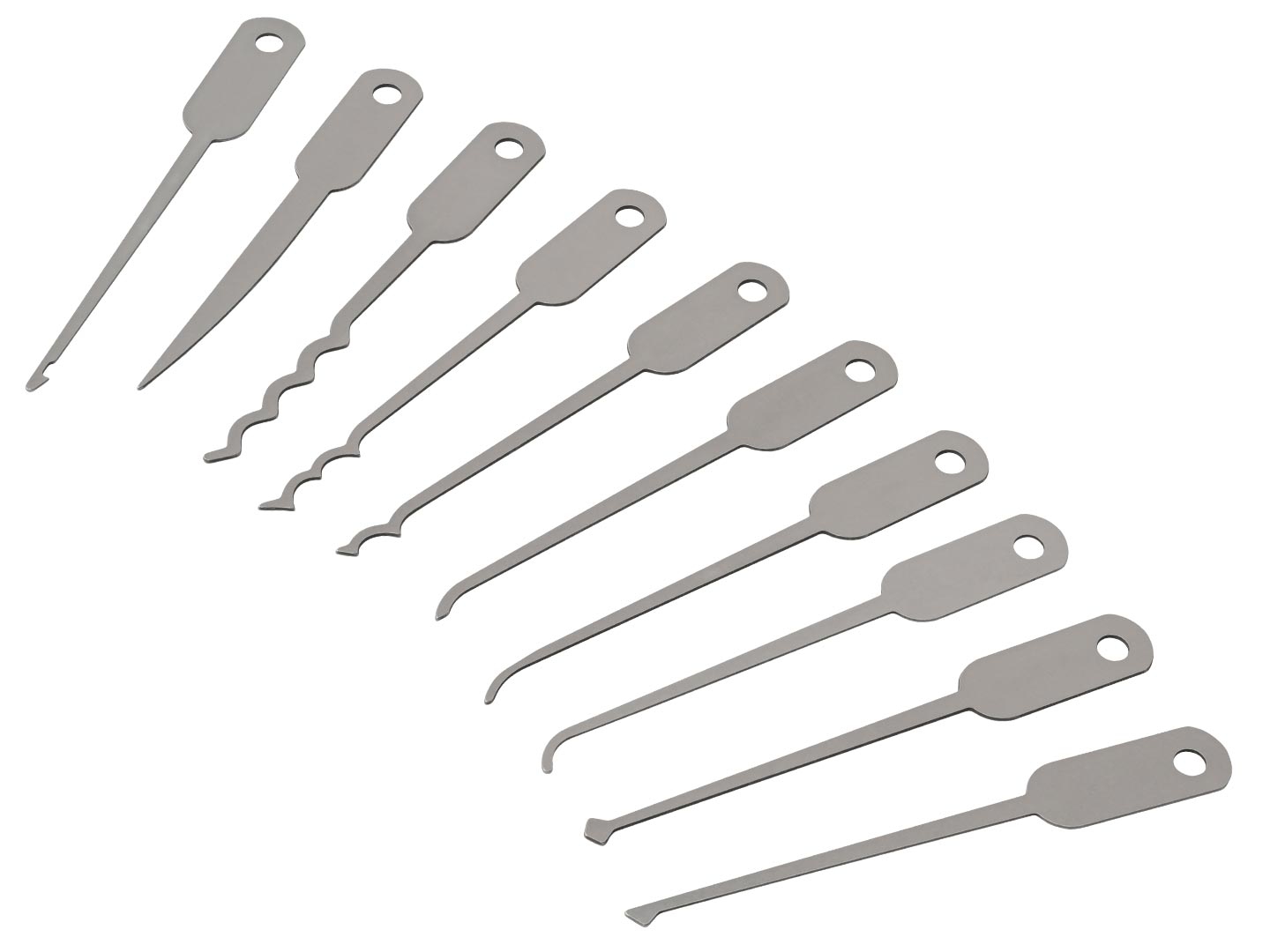Kit de 10 puntas para navaja de ganzúas - Edición EDC