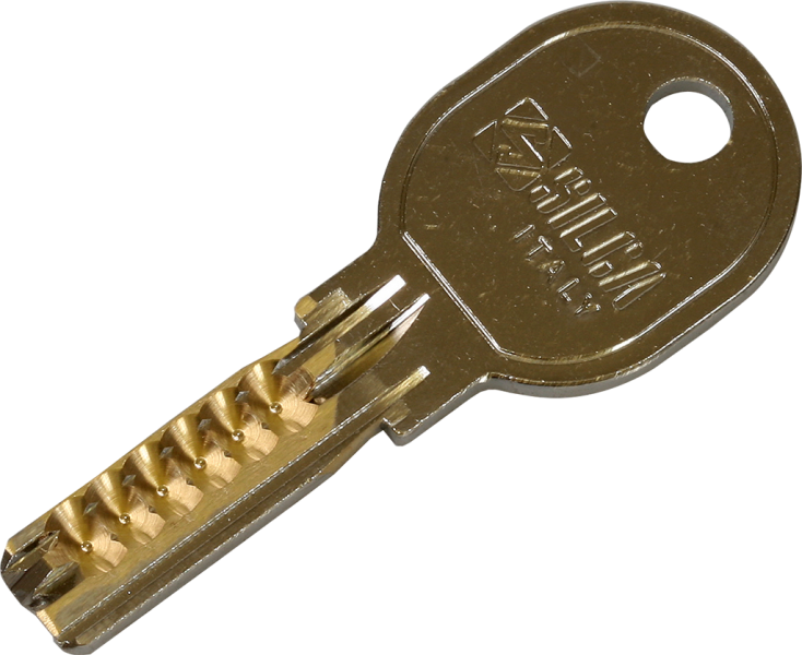 Dimple pin key - bump key - ISEO R6
