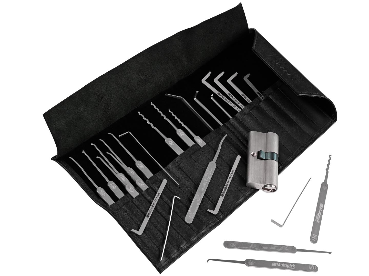 ELITE Medium Lock Pick Set 27-pcs. 0.4 + 0.6 mm
