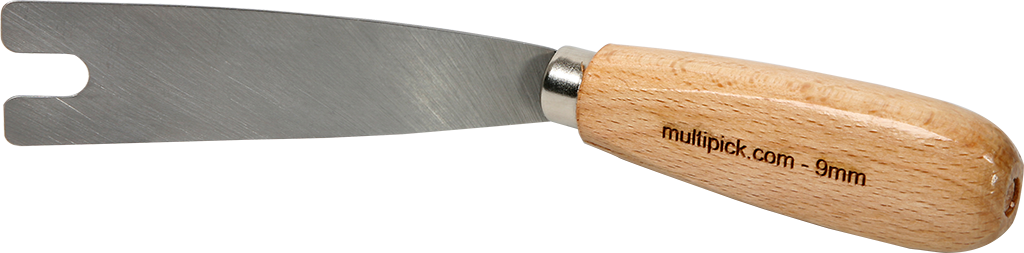 Square Bolt Knife 9 mm, angled