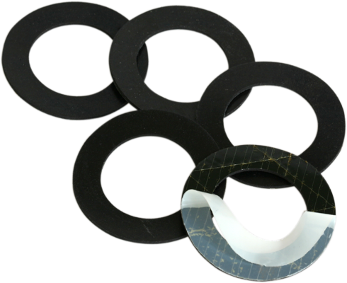 Adhesive rubber protection rings (Set - 5 pieces)