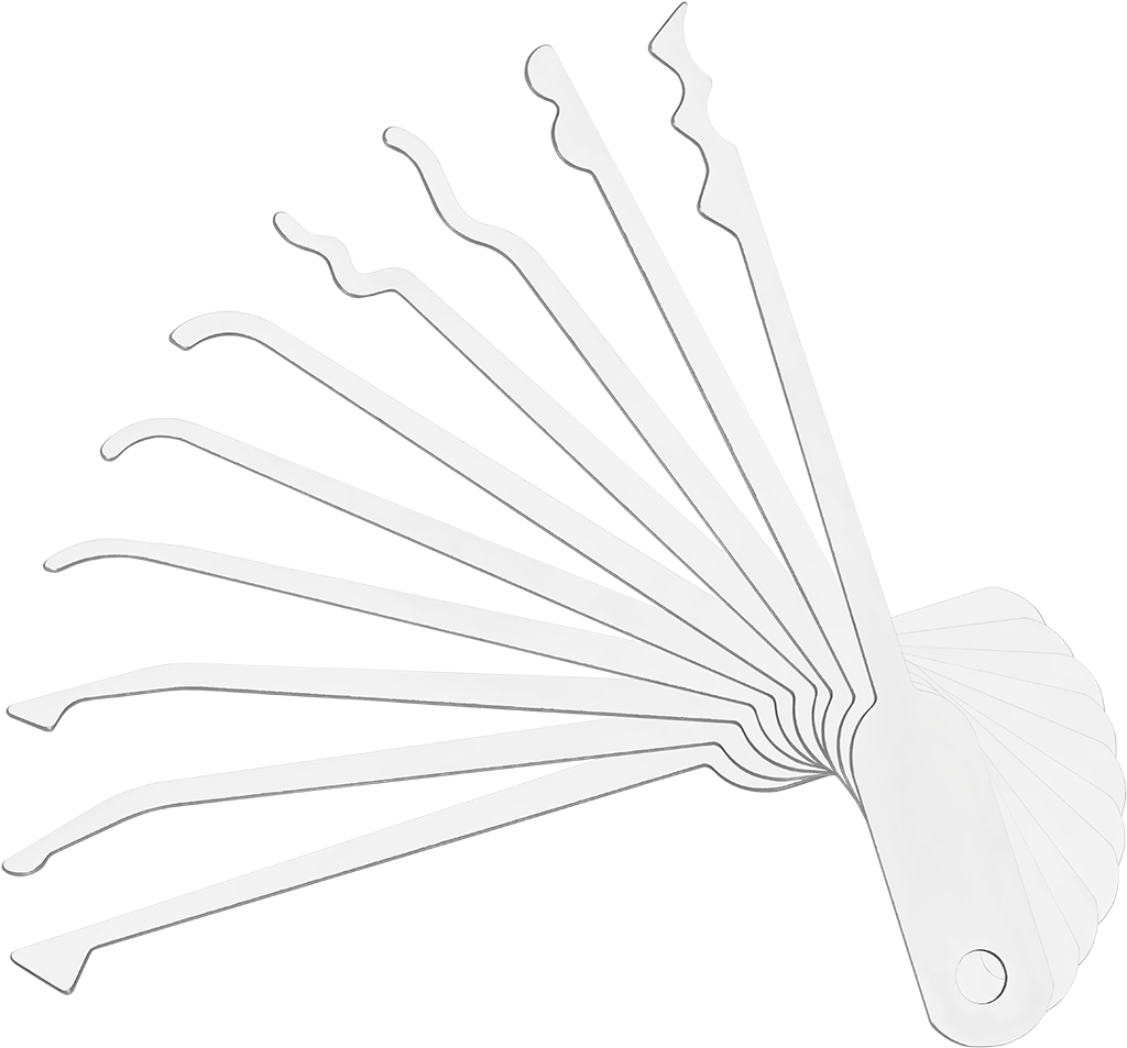 Juego de ganzúas de bolsillo – 10 piezas