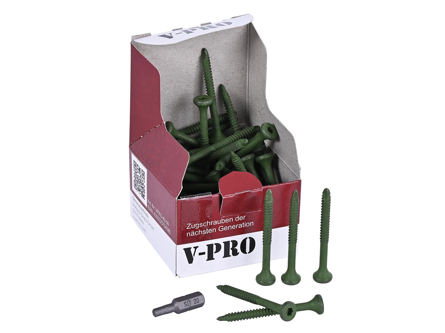 Vis de traction, modèle V-PRO 4.2 x 48 mm (50 pièces)