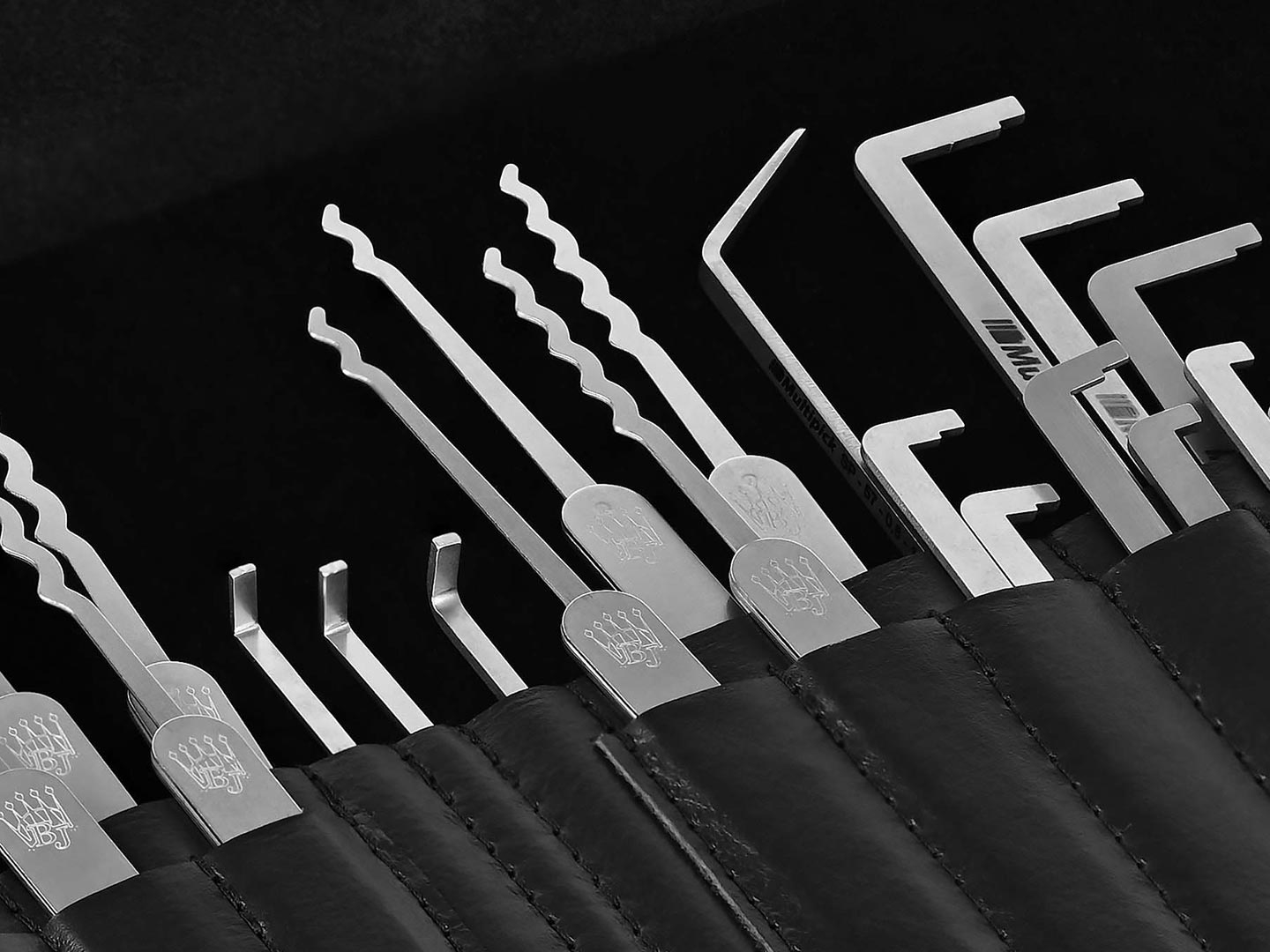 ELITE Advanced Lock Pick Set 40-pcs. 0.4 + 0.6mm
