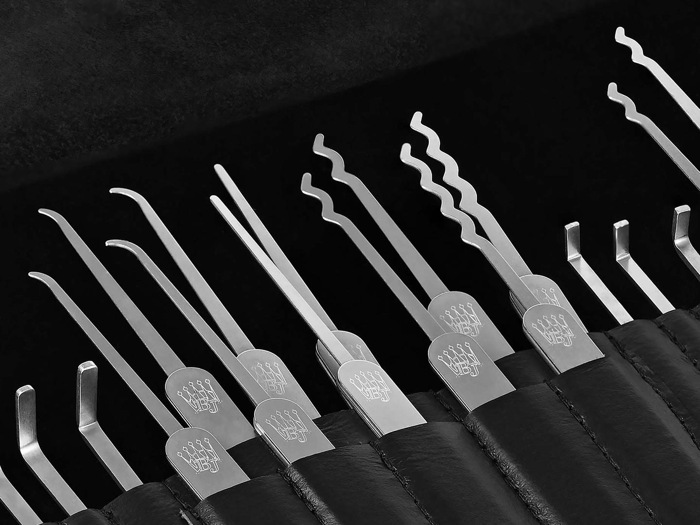 ELITE Advanced Lock Pick Set 40-pcs. 0.4 + 0.6mm