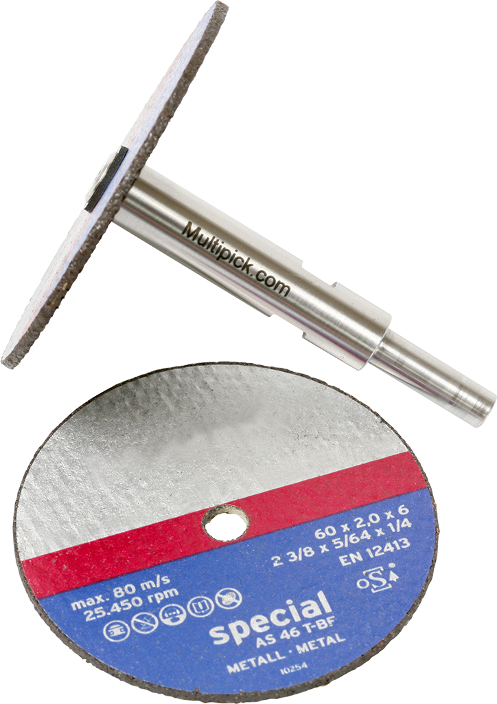 Grinding disc holder set
